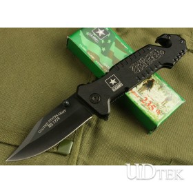 3Cr13 Stainless Steel DA-6 Tactical Knife Folding Knives with Aluminum Handle UDTEK00490